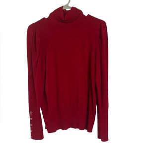 Red Turtleneck Sweater